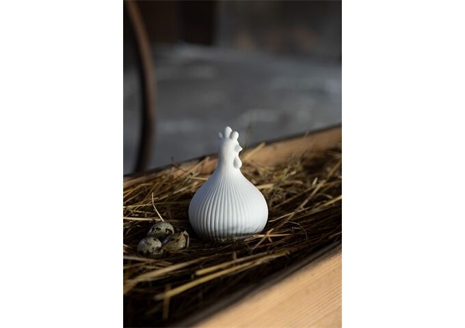 Storefactory KERSTIN medium white matte decoration