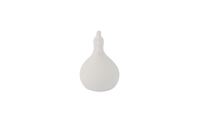 Storefactory KERSTIN small white matte decoration