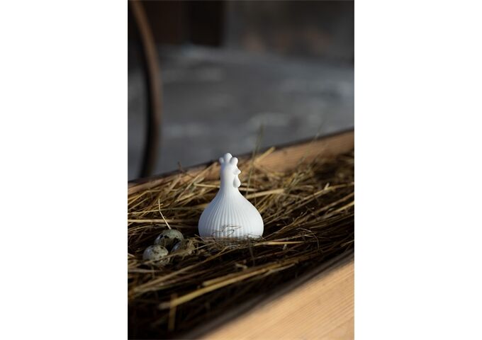 Storefactory KERSTIN small white matte decoration