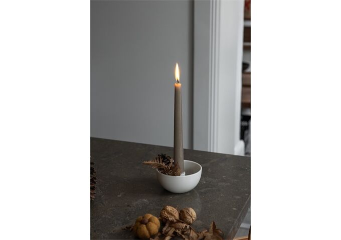 Storefactory LIDATORP mini glossy white candlestick