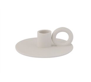 Storefactory Smedbyn white matte candlestick