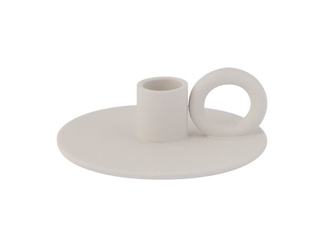 Storefactory Smedbyn white matte candlestick