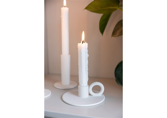Storefactory Smedbyn white matte candlestick