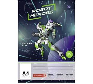 BRUNNEN Malblock Robot Heroes A4