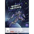 BRUNNEN Zeichenblock Robot heroes A3