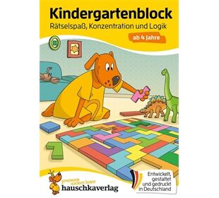Hauschka Verlag Kindergarten-Rätselspa, Konzentration, Logik 4 Jah
