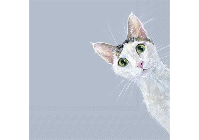 ihr Ideal Home Range CAT STELLA light blue Lunch-Servietten