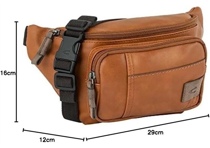 Camel Laos Gürteltasche cognac
