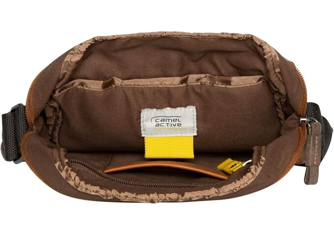 Camel Laos Flap Bag cognac