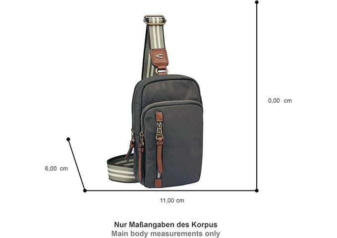 Camel Bari, Sling Backpack, dark grey