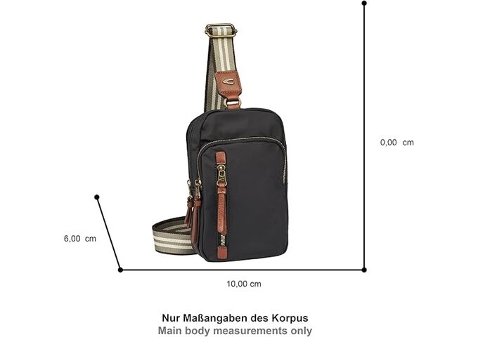 Camel Bari, Sling Backpack, black