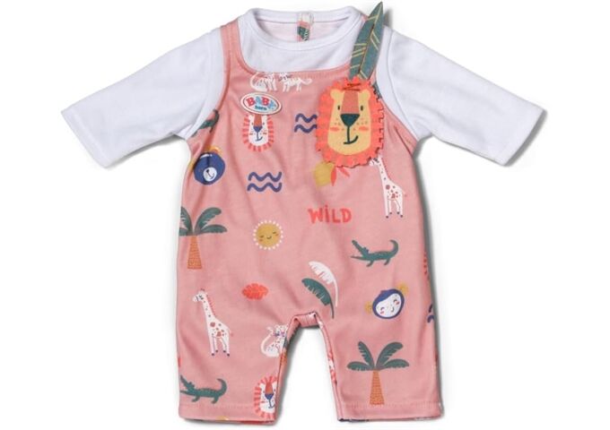Zapf BABY born Dschungel Strampler 43cm