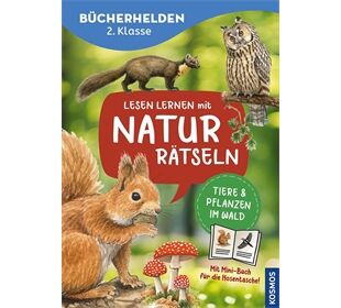 Kosmos Bücherhelden 2.Kl. Naturrätsel Wald