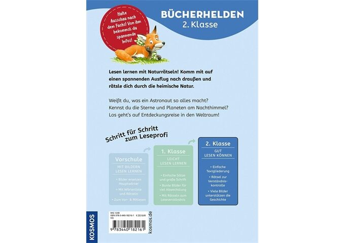 Kosmos Bücherhelden 2.Kl.Naturrätsel Sternbilde