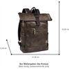 Camel LAOS ROLLTOP BACKPACK L 4587 - 029 - brown