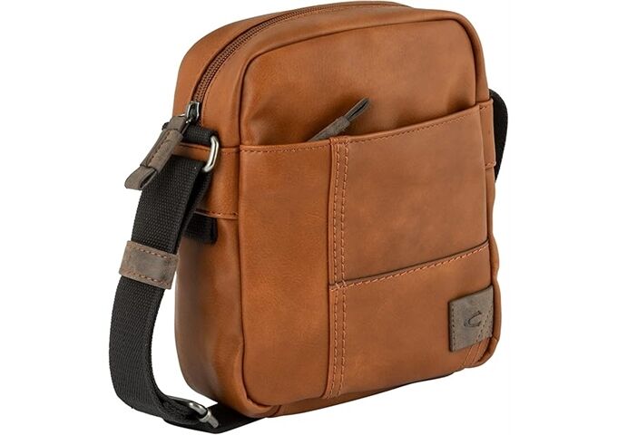 Camel Laos Umhängetasche cognac