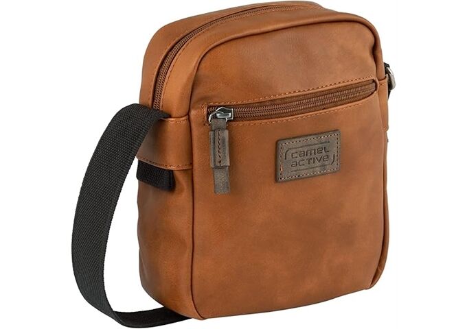 Camel Laos Umhängetasche cognac