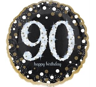 amscan Standard Holographic Sparkling Birthday