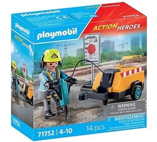 Playmobil Bauarbeiter Mit Meißel
