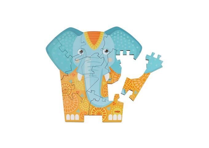 Haba Puzzle 2In1, Elefant, (De/E/F/Nl/It/Es)