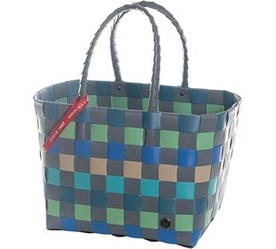 Ice Bag Ice Bag Einkaufsshopper Klassik grau grün blau