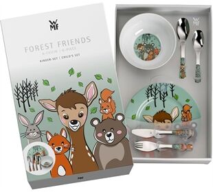 WMF CW Kindergeschirr-Set Waldfreunde, 6-teilig