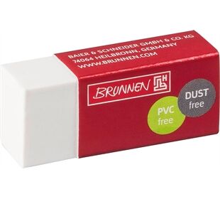 BRUNNEN Radiergummi weiß mini