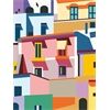 Ravensburger Leinwand Farbenfrohe Häuser