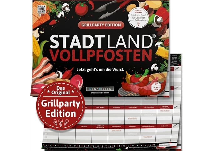 Denkriesen STADT LAND VOLLPFOSTEN® Grillparty