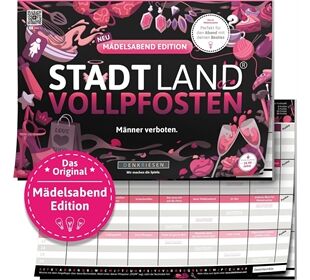 Denkriesen STADT LAND VOLLPFOSTEN Mädelsabend Ed