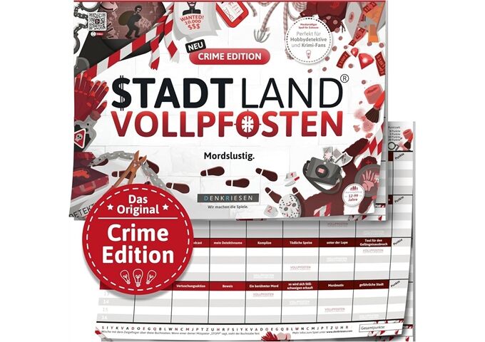 Denkriesen STADT LAND VOLLPFOSTEN Crime Edition Mordslustig