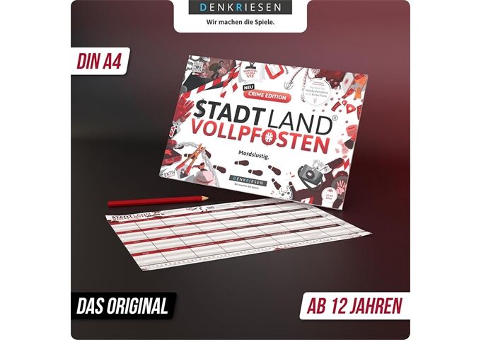 Denkriesen STADT LAND VOLLPFOSTEN Crime Edition Mordslustig