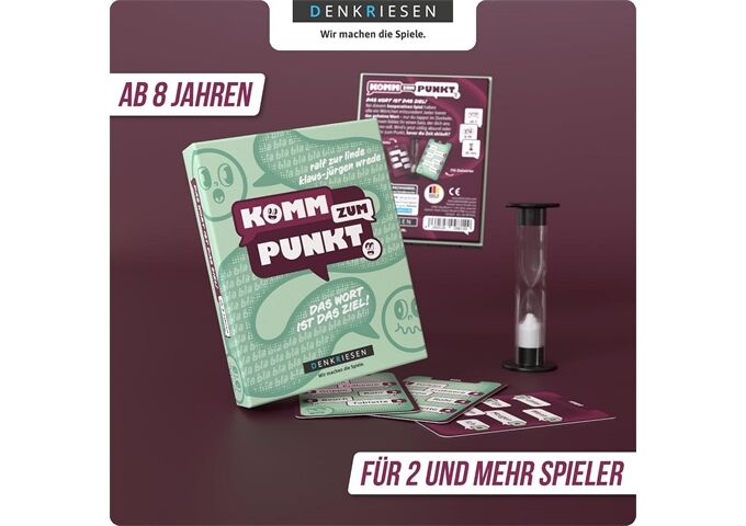 Denkriesen Komm zum Punkt - Das Wort ist das Ziel