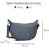 ZWEI MADEMOISELLE.M M70 Handtasche nubuk-blue