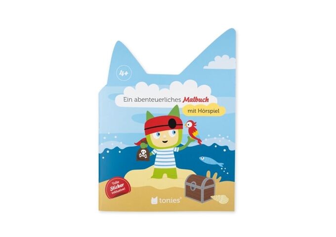 Tonies Hören+ - Pirat - Malbuch