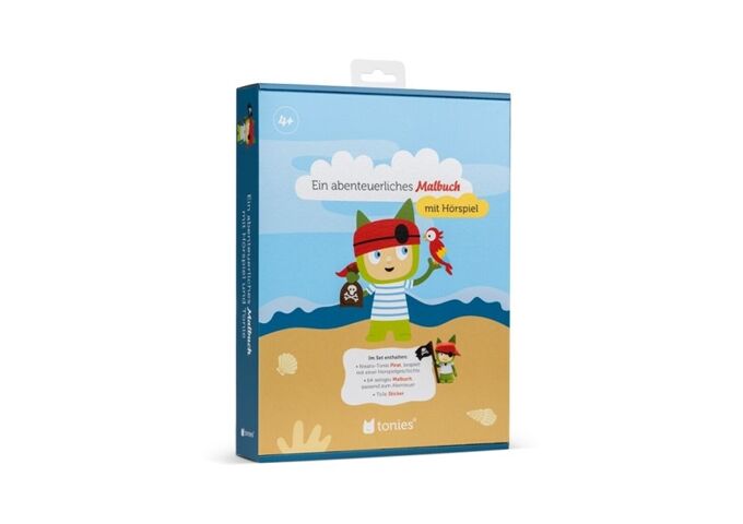 Tonies Hören+ - Pirat - Malbuch-Bundle