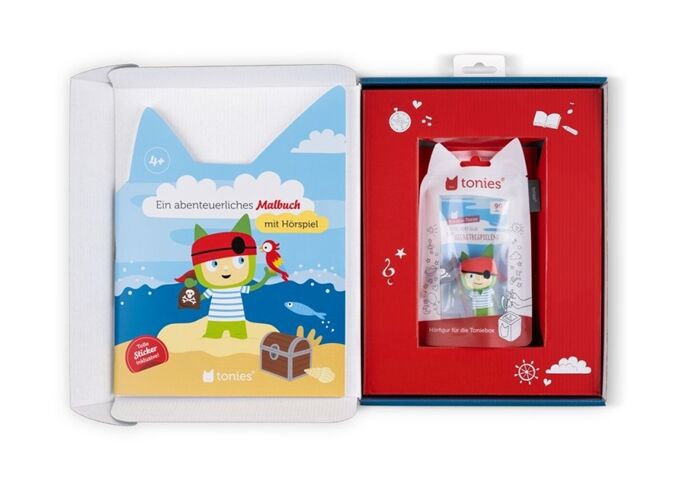 Tonies Hören+ - Pirat - Malbuch-Bundle