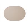 ASA leather optic Tischset oval, stone