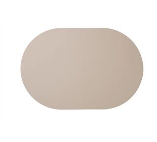 ASA leather Tischset oval, stone