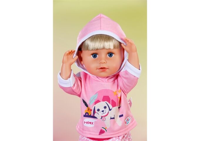 Zapf BABY born Jogginganzug Hund 43cm