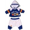 Zapf BABY born Jogging Anzug Navy 43cm