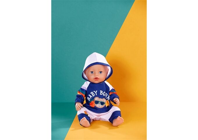 Zapf BABY born Jogging Anzug Navy 43cm