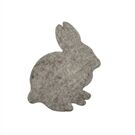 Frida Feeling Filzuntersetzer Hase hellegrau