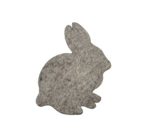 Frida Feeling Filzuntersetzer Hase hellegrau