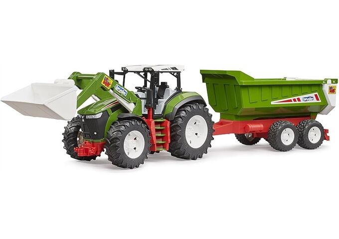 Bruder ROADMAX Traktor m.Frontlader,Kippan
