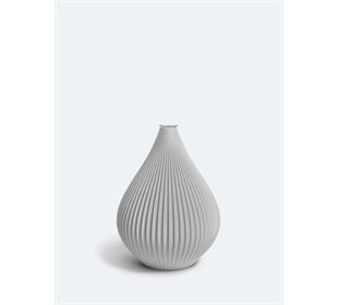 Nevalu Vase Raindrop L grau