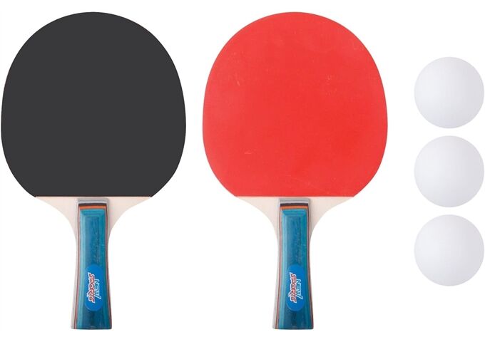 New Sports NSP Tischtennis-Set, 2 Schläger +3B