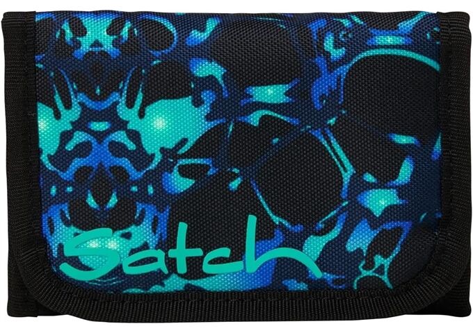 Satch Caleido Blue Geldbeutel schwarz