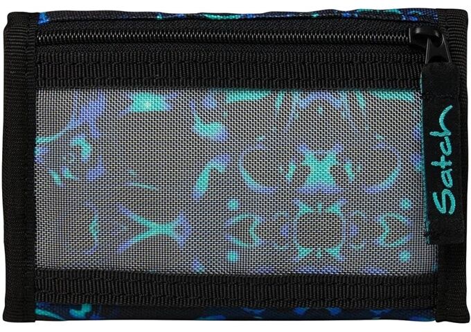 Satch Caleido Blue Geldbeutel schwarz