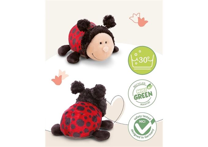 Nici Kuscheltier Marienkäfer Dotti-Lotti 18cm liegend